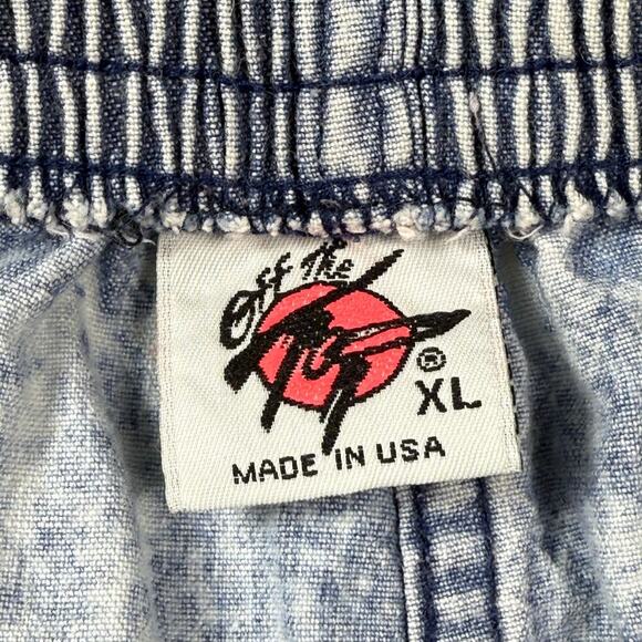 Vintage Off the Top Shorts XL Chambray Stonewash Cotton USA - Picture 5 of 9